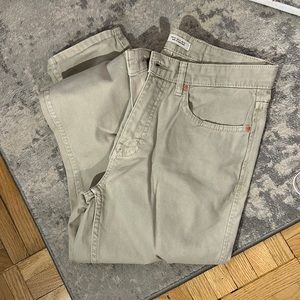 Zara tan jeans